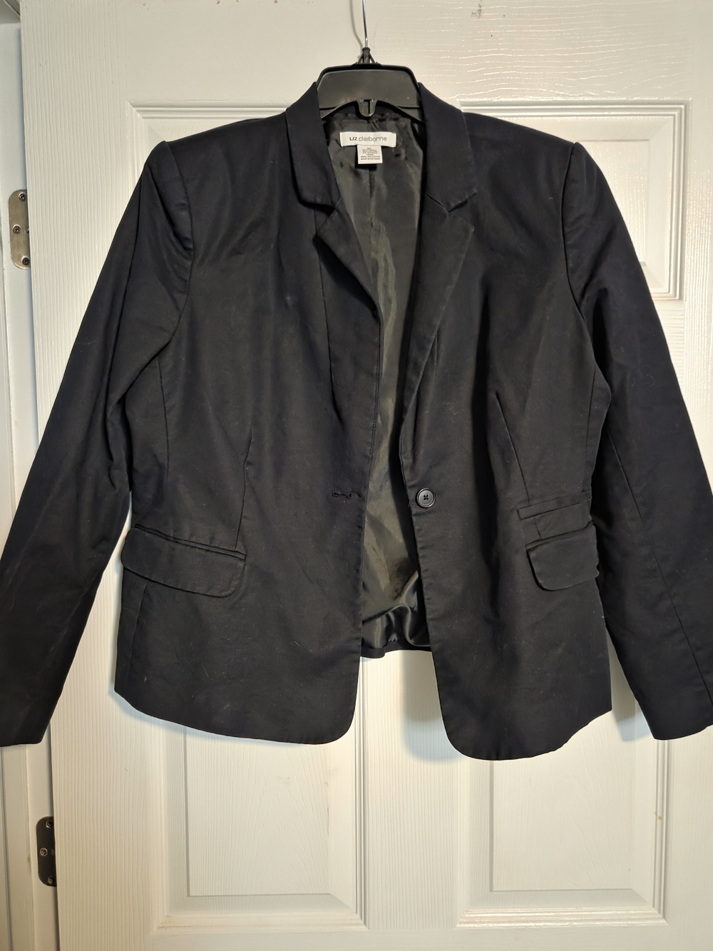 Liz Claiborne Navy Single-Button Women's Blazer